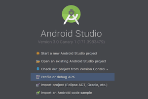 Android Studio 3.0 Canary