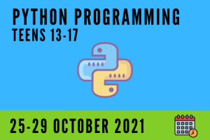 Teen Python Coding 25-29 October