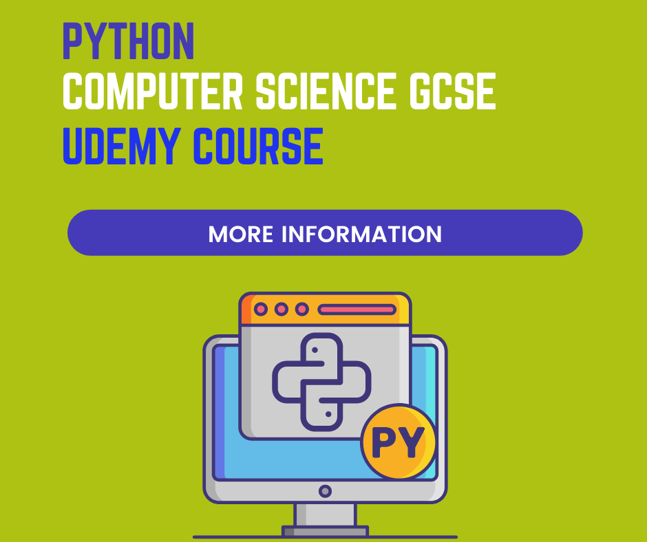 Python Computer Science GCSE Udemy Course